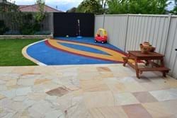 Crazy Paving and Wet pour Rubber surface